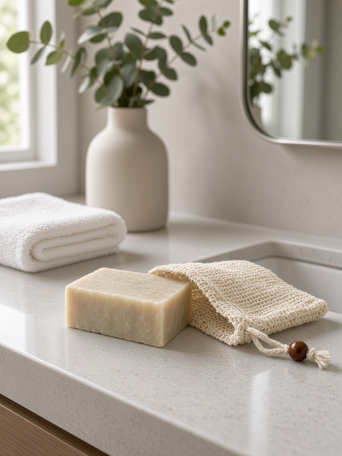 Plain unscented soap bar